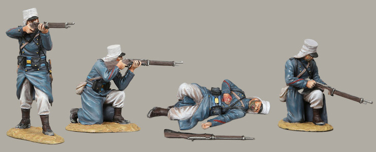Figurine Thomas Gunn - Légion Française FFL011B - 1/32 (60mm) - Plomb Peint