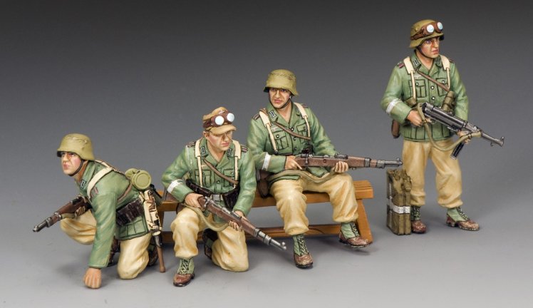 Figurine King & Country AK137 Guard Duty, Soldat Plomb Peint, échelle 54mm